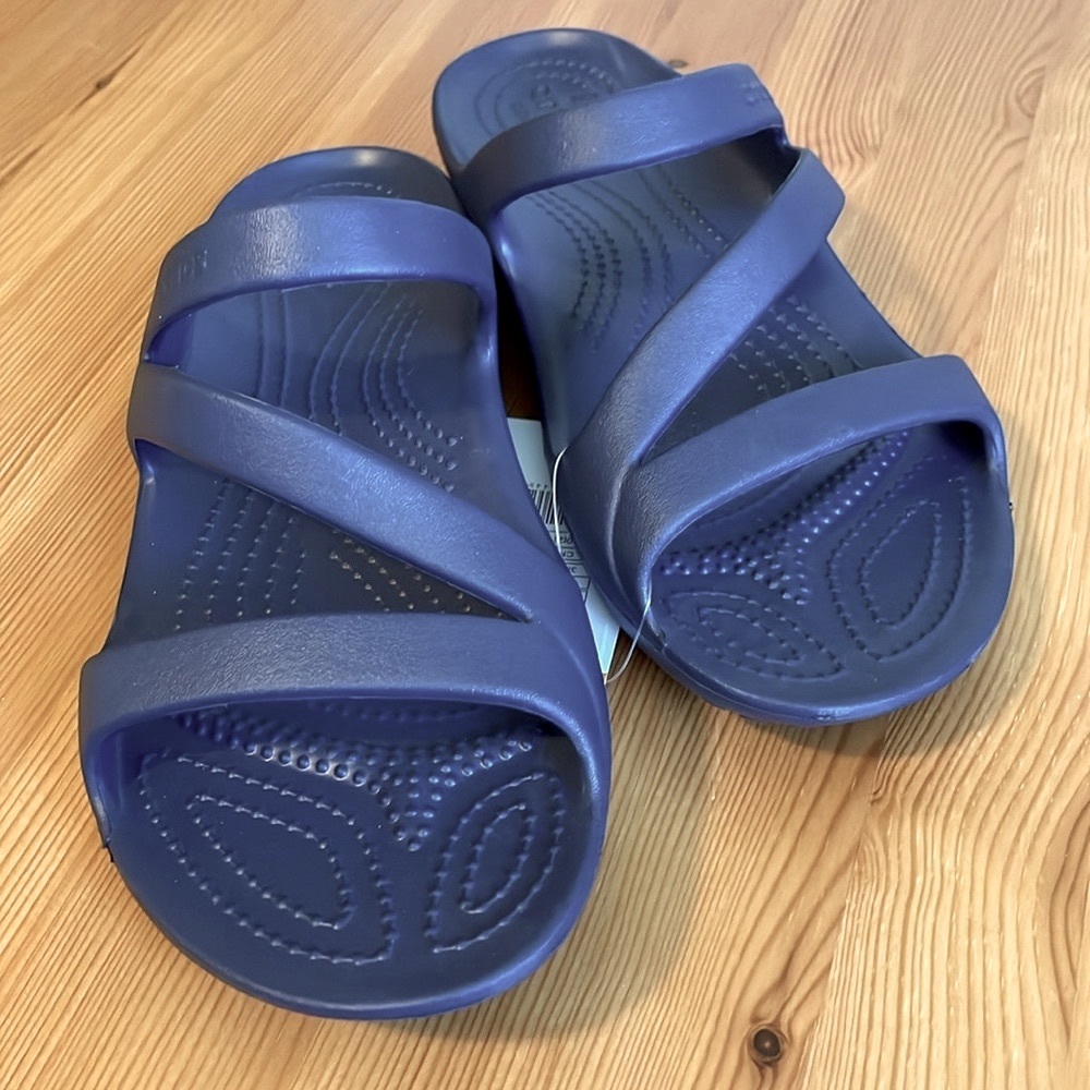 Navy Crocs Sandal